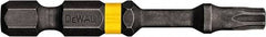 DeWALT - T25 Torx Bit - 1/4" Hex Drive, 2" OAL - Caliber Tooling