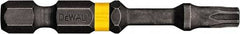 DeWALT - T20 Torx Bit - 1/4" Hex Drive, 2" OAL - Caliber Tooling