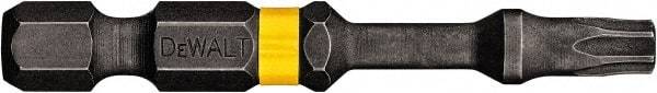 DeWALT - T10 Torx Bit - 1/4" Hex Drive, 2" OAL - Caliber Tooling