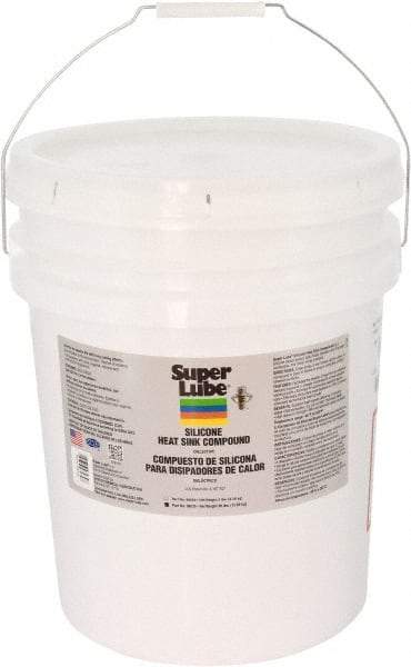 Synco Chemical - 30 Lb Pail Silicone Heat-Transfer Grease - White, High Dielectric Strength, 500°F Max Temp, - Caliber Tooling