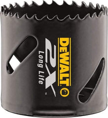 DeWALT - 11/16" Diam, 1-7/8" Cutting Depth, Hole Saw - Bi-Metal Saw, Toothed Edge - Caliber Tooling