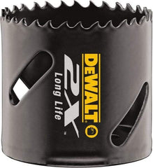 DeWALT - 3-3/4" Diam, 1-7/8" Cutting Depth, Hole Saw - Bi-Metal Saw, Toothed Edge - Caliber Tooling