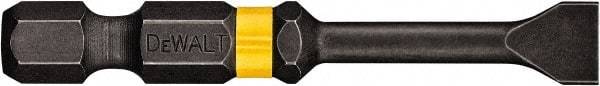 DeWALT - 7/32" Slotted Screwdriver Bit - 1/4" Hex Drive, 2" OAL - Caliber Tooling