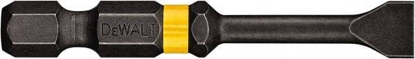 DeWALT - 5/32" Slotted Screwdriver Bit - 1/4" Hex Drive, 2" OAL - Caliber Tooling