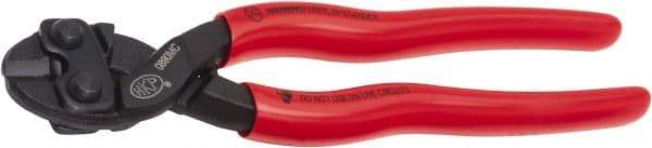 H.K. Porter - 8-1/2" OAL, Mini Bolt Cutter - Plastic Dipped Handle - Caliber Tooling