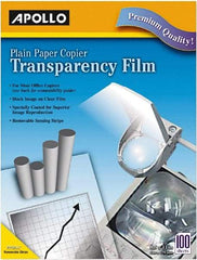 Apollo - Transparency Films & Sleeves Audio Visual Conference Accessory Type: Transparency Sleeves For Use With: Plain Paper Copiers - Caliber Tooling