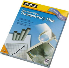 Apollo - Transparency Films & Sleeves Audio Visual Conference Accessory Type: Transparency Sleeves For Use With: Plain Paper Copiers - Caliber Tooling