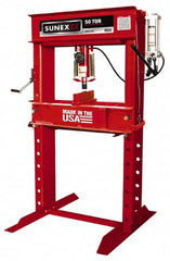 Sunex Tools - 50 Ton Manual Shop Press - 8-1/4 Inch Stroke - Caliber Tooling