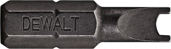 DeWALT - #4 Spanner - 1/4" Hex Drive, 1" OAL - Caliber Tooling