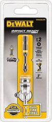 DeWALT - #2 Slotted/Finder Sleeve - 1/4" Hex Drive, 2" OAL, 1/4" Socket Nose Diam - Caliber Tooling