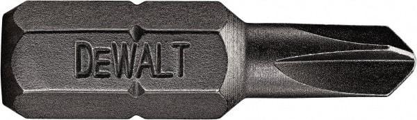 DeWALT - #6 Torq-Set Bit - 1/4" Hex Drive, 1" OAL - Caliber Tooling