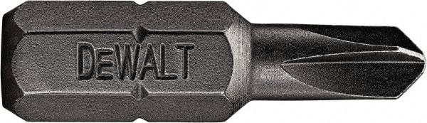 DeWALT - #3 Torq-Set Bit - 1/4" Hex Drive, 1" OAL - Caliber Tooling