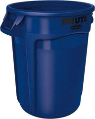 Rubbermaid - 20 Gal Blue Round Trash Can - Polyethylene, 22.94" High - Caliber Tooling