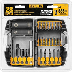 DeWALT - 28 Piece, Screwdriver Bit Set - SQ1, SQ2, SQ3, 1/4" Drive - Caliber Tooling