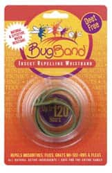 BugBand - 1 Count DEET Free Wrist Band - For Biting Flies, Fleas, Gnats, Mosquitos, No-See-Ums, Ticks - Caliber Tooling