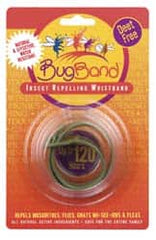 BugBand - 1 Count DEET Free Wrist Band - For Biting Flies, Fleas, Gnats, Mosquitos, No-See-Ums, Ticks - Caliber Tooling