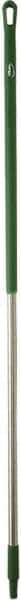 Vikan - 59 x 1-1/4" Aluminum Squeegee Handle - European Threaded Connection, Green - Caliber Tooling