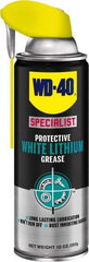 WD-40 Specialist - 10 oz Aerosol Lithium General Purpose Grease - White, Food Grade, 300°F Max Temp, NLGIG 2, - Caliber Tooling