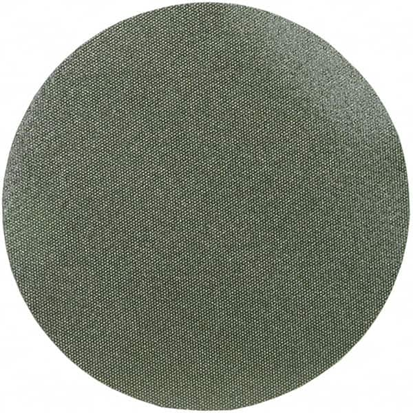 Norton - 8" Diam, 60 Grit Diamond Adhesive PSA Disc - Coarse Grade, Green, Cloth Backing, Flexible - Caliber Tooling