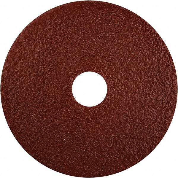 Norton - 5" Diam 7/8" Hole 50 Grit Fiber Disc - Coarse Grade, Aluminum Oxide - Caliber Tooling