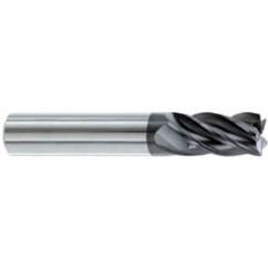 1/4" Dia. - 5/8" LOC - 2-1/2" OAL - .015-.020 Radius 5 FL Carbide S/E HP End Mill-AlTiN - Caliber Tooling