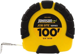 Johnson Level & Tool - 100' x 3/8" Tape Measure - 1/8" Graduation, Inch Graduation Style - Caliber Tooling