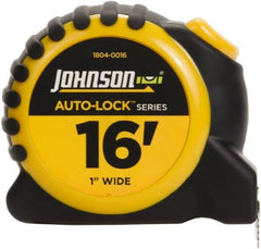 Johnson Level & Tool - 16' x 1" Tape Measure - 1/16" Graduation, Inch Graduation Style - Caliber Tooling