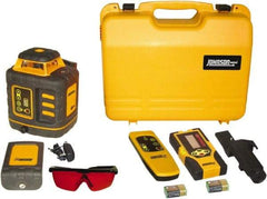 Johnson Level & Tool - 2,000' (Exterior) Measuring Range, 1/8" at 100' Accuracy, Self-Leveling Rotary Laser - ±3° Self Leveling Range, 150, 200, 250 & 300 RPM, 2 Beams, NiMH Battery Included - Caliber Tooling