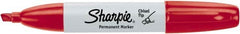 Sharpie - Red Permanent Marker - Chisel Tip, AP Nontoxic Ink - Caliber Tooling