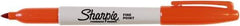 Sharpie - Orange Permanent Marker - Fine Tip, AP Nontoxic Ink - Caliber Tooling