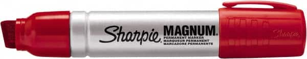 Sharpie - Red Permanent Marker - Chisel Tip, Alcohol Base Ink - Caliber Tooling