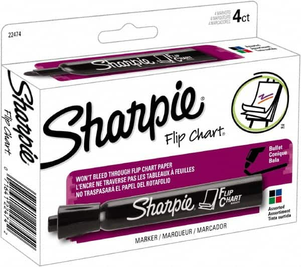 Sharpie - Black, Blue, Green, Red Permanent Marker - Bullet Tip, Water Based - Caliber Tooling