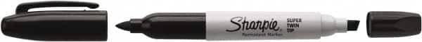 Sharpie - Black Permanent Marker - Twin Tip Fine/Chisel Tip, AP Nontoxic Ink - Caliber Tooling