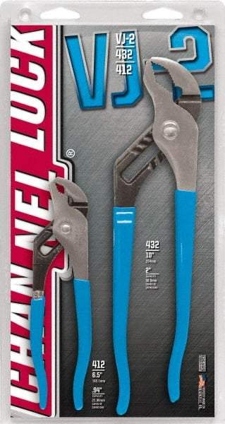 Channellock - 2 Piece Tongue & Groove Plier Set - Comes in Display Card - Caliber Tooling