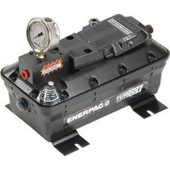 Enerpac - Power Hydraulic Pumps & Jacks Type: Air-Hydraulic Pressure Rating (psi): 5000 - Caliber Tooling