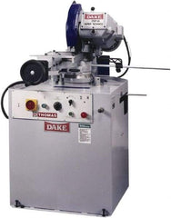 Dake - Variable Cutting Speed, 350mm Blade Diam, Cold Saw - 20 to 105 RPM Blade Speed, Floor Machine, 3 Phase, Compatible with Ferrous/Non-Ferrous Material - Caliber Tooling