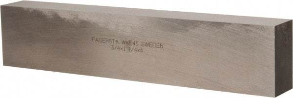 Seco - WKE45 Cobalt Rectangular Tool Bit Blank - 3/4" Wide x 1-1/4" High x 6" OAL - Exact Industrial Supply