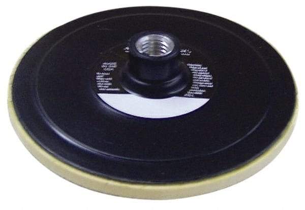 AutoQuip - 8" Diam Hook & Loop Disc Backing Pad - Medium Density, 4,800 RPM - Caliber Tooling