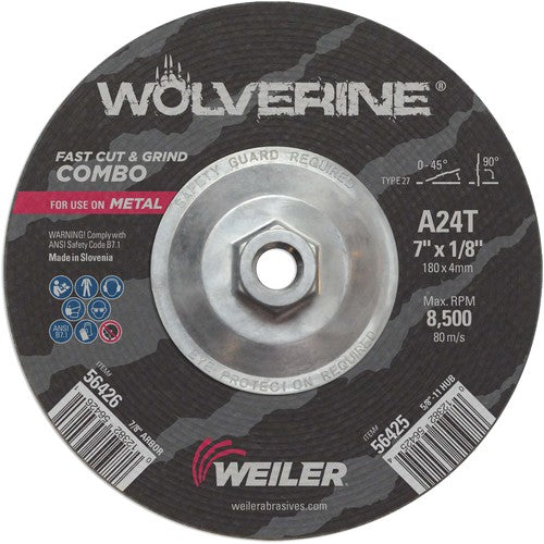 WEILER 7″ × 1/8″ TYPE 27 - Caliber Tooling