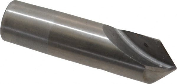 Link Industries - 1/2" Body Diam, 90°, 2" OAL, High Speed Steel Spotting Drill - Caliber Tooling