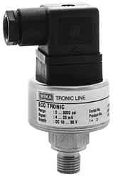 Wika - 1,740 Max psi, Eco-tronic Pressure Transmitters & Transducers - 1/4" Thread - Caliber Tooling