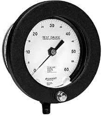 Ashcroft - 8-1/2" Dial, 1/4 Thread, 0-5,000 Scale Range, Pressure Gauge - Lower Connection Mount, Accurate to 0.25% of Scale - Caliber Tooling