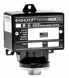 Ashcroft - 5 to 30 PSI Adjustable Range, 250 Max psi, Watertight Single Setpoint - 1/4 Thread - Caliber Tooling