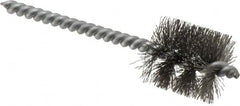 Schaefer Brush - 3/4 Inch Inside Diameter, 15/16 Inch Actual Brush Diameter, Carbon Steel, Power Fitting and Cleaning Brush - 3/16 Shank Diameter, 3-5/8 Inch Long, Twisted Wire Stem, 7/8 Inch Refrigeration Outside Diameter - Caliber Tooling