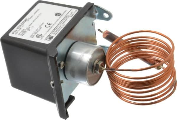 Made in USA - 150 to 650°F, General Service Temp Switch - 25 Resolution, 3/8 x 3-5/8 Bulb - Caliber Tooling