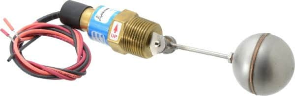 Thomas Products Ltd. - 1" Thread, 900 Max psi, 300°F Max, Liquid Level Side Mounted Float Switches - Brass Stem - Caliber Tooling