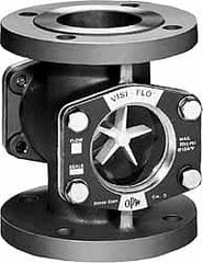 OPW Engineered Systems - 3/8 Inch, Stainless Steel, Visi-Flo Sight Flow Indicator - 200 Max psi, 3-5/8 Inch Overall Length - Caliber Tooling