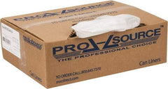 PRO-SOURCE - 0.6 mil Thick, Household/Office Trash Bags - 24" Wide x 31" High, Clear - Caliber Tooling