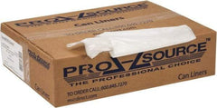 PRO-SOURCE - 0.6 mil Thick, Household/Office Trash Bags - 30" Wide x 36" High, Clear - Caliber Tooling