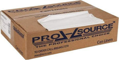 PRO-SOURCE - 0.6 mil Thick, Household/Office Trash Bags - 33" Wide x 39" High, Clear - Caliber Tooling